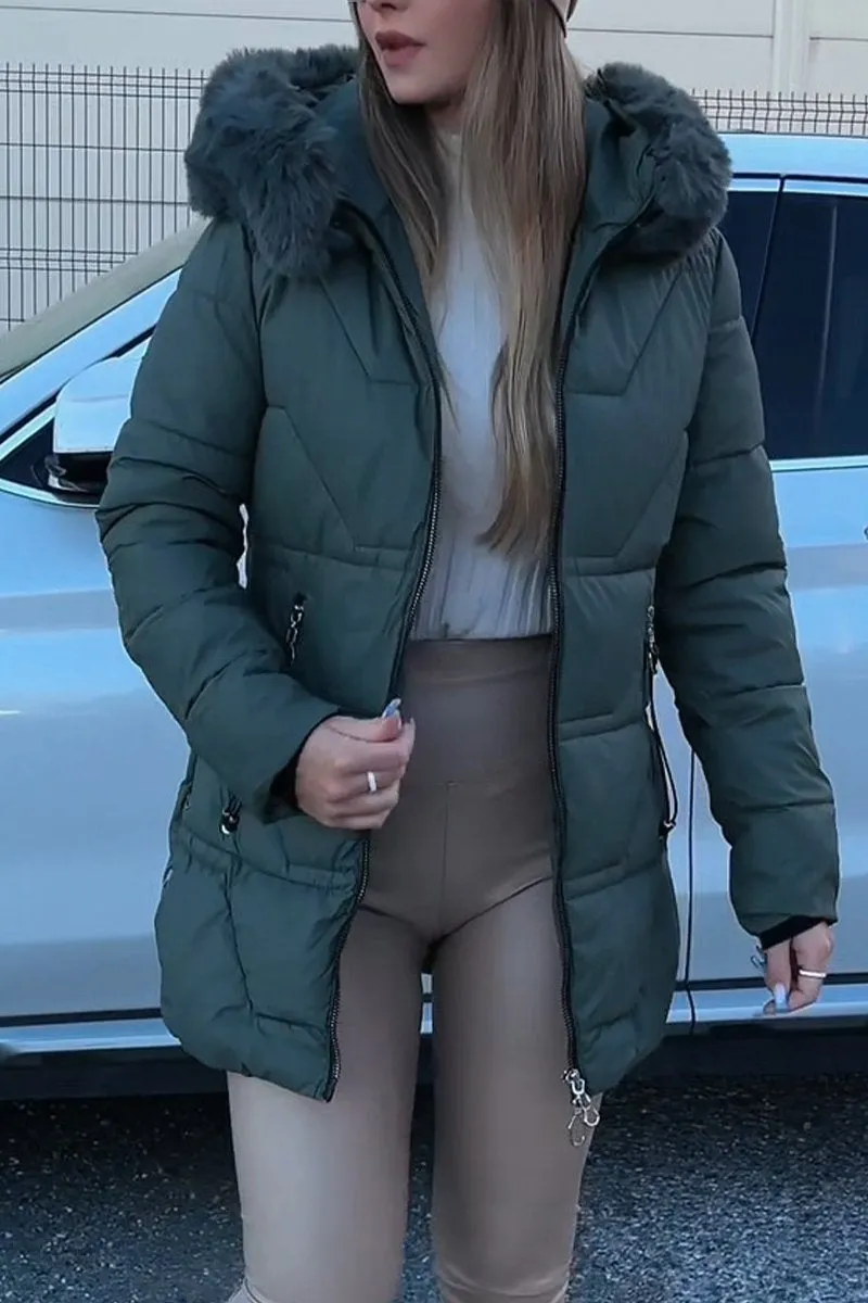 Women's Casual Hooded Thick Coat